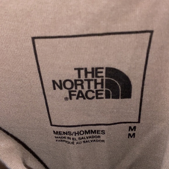 Tan Men’s Medium North Face L/S Tee - Picture 3 of 4